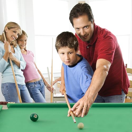 Goplus 48" Pool Table, Foldable Billiards Table with 2 Cue Sticks, 16 Balls, Triangle, 2 Chalks, Brush, Portable Compact Folding Pool Game Table for Kids Adults Family
