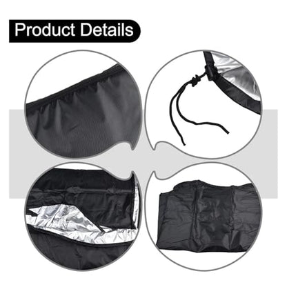 Waterproof Oxford Cloth Cover for Billiard Pool Tables 210D Dust Protection Silver Coating(225x116x82CM) - color: 225x116x82cm