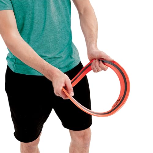 Wahu WingBlade Aerodynamic Flying Disc Throw and Catch Toy, 10" Outdoor Soft Rubber Frisbee Disc, Flies up to 750', Red - color: Red