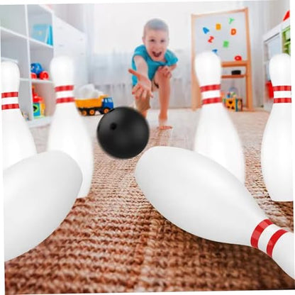 Kids Bowling Set 10 Plastic Pins & 2 Balls Toddler Bowling Set, Indoor Outdoor Activity Play Game Educational Birthday for Boys Girls 5-7, for Kids 2-5