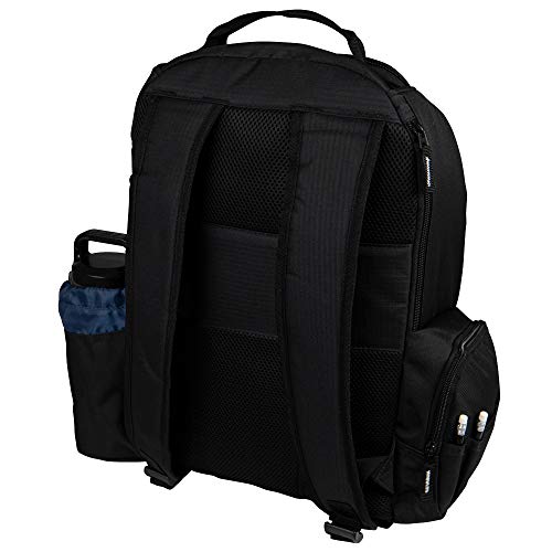 Remix Double Chain Red Disc Golf Basket with Deluxe Backpack and 3 Disc Set