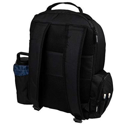 Remix Double Chain Red Disc Golf Basket with Deluxe Backpack and 3 Disc Set