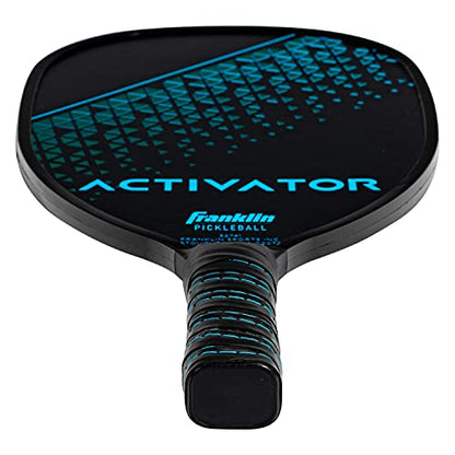 Franklin Sports Pickleball Paddle and Ball Set - Wooden Pickleball Rackets + Balls - Activator - USAPA Approved | Ball Set - style: 4 Player Set - Blue/Green