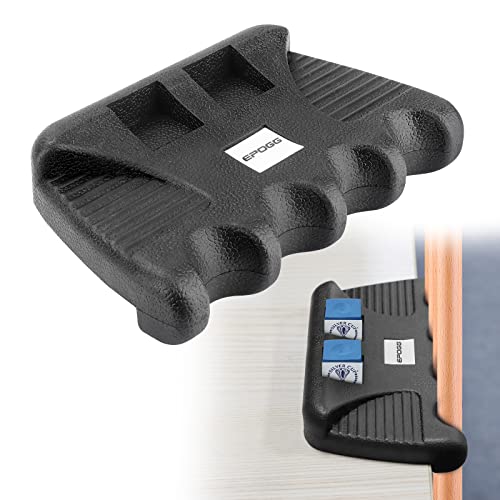 Portable Weighted Billiard Cue Rack with Chalk Holder (4 Holes) - style: 4 Holes