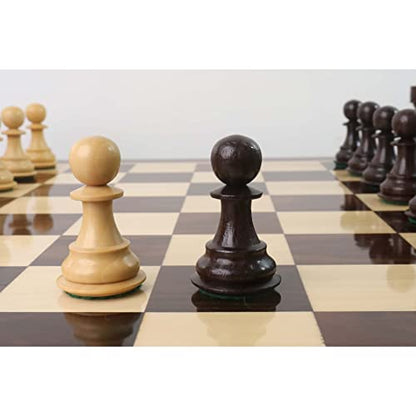 RoyalChessMall -4.1" Pro Staunton Wooden Chess Pieces Only Set - Weighted Rosewood - style: Rosewood