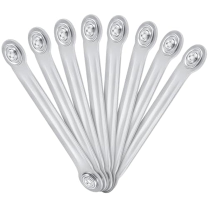 MorningRo 8 Pack Glider Bearing Arm Bracket Patio Glider Parts Replacement Hardware Rocker Parts, Bracket Hardware-9" Length, 7-1/2" Between Mounting Holes and Bolt Hole Diameter 1/4" (Silver) - color: Silver