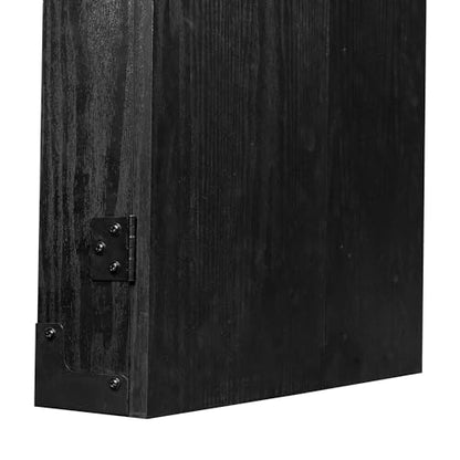 Ruthless | Dart Board Cabinet | Professional Heavy Duty Square Black Dartboard Storage
