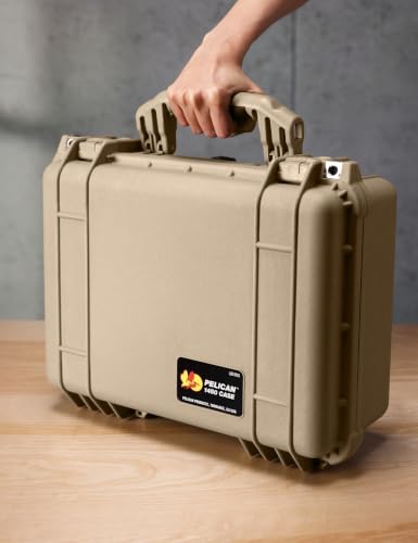 Pelican 1450 Case With Foam (Desert Tan) - color: Desert Tan, style: With Foam