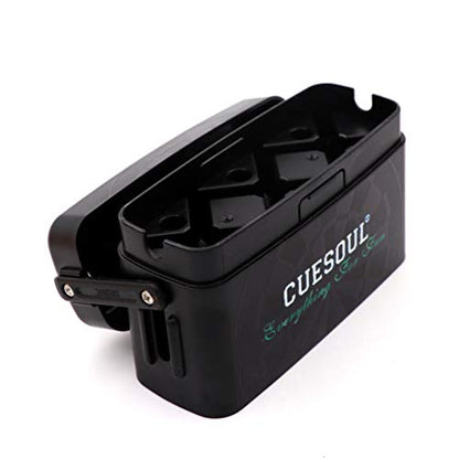 CUESOUL ANTIE Hard Dart Case with Peking Opera Mask Design and Dart Flights Case for Your Choice - color: Dart Flight Case-Black