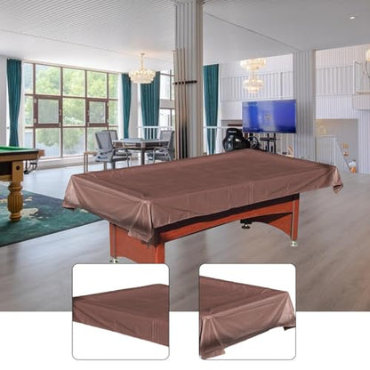 Pool Table Cover Waterproof Heavy Duty Protector 256x155cm (100.8x61 inch) PVC Dustproof Tearproof Lightweight