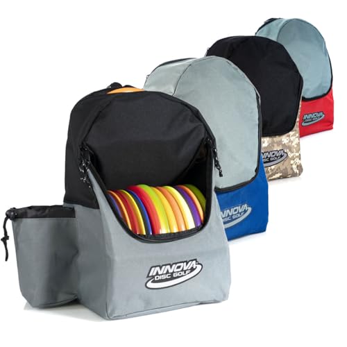 Innova Discover Pack Backpack Disc Golf Bag - color: Black / Gray