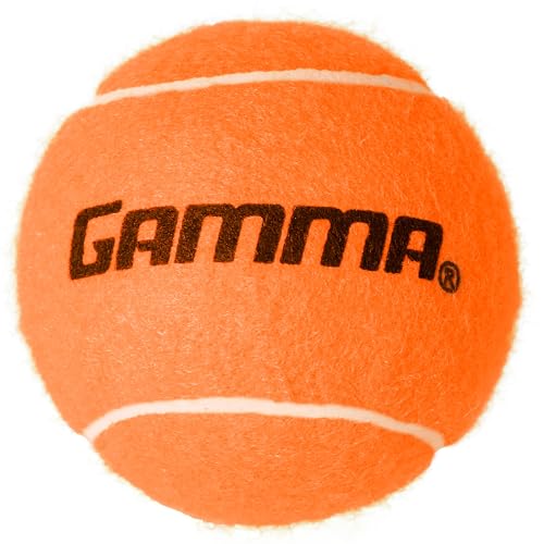 Gamma Sports Pressureless Tennis Balls Box - Ideal for Practice, Teaching, and Training with High-Visbility Felt - Indoor and Outdoor Court Play - 48 and 75 Pack Sizes - size: New Bag of 18