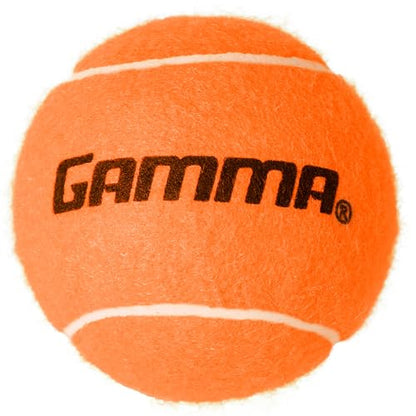Gamma Sports Pressureless Tennis Balls Box - Ideal for Practice, Teaching, and Training with High-Visbility Felt - Indoor and Outdoor Court Play - 48 and 75 Pack Sizes - size: New Bag of 18