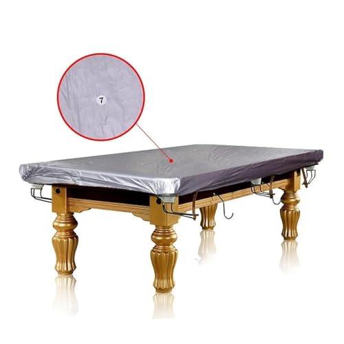 Pool Table Cover Dust Proof Billiard for Games Office Bar 240cmx130cm