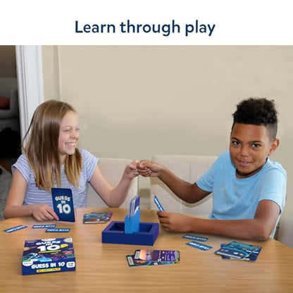 Skillmatics Guess in 10 NASA Space, Perfect for Boys, Girls, Kids & Families Who Love Card Games, Educational Toys, Travel Games, Gifts for Ages 8, 9, 10 and Up - style: 4. Space