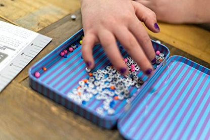 TS Shure by Bendon Friendship Bracelet Mini Craft Activity Tin with 190 Beads and Elastic Cord 51243 - style: Friendship Bracelet Craft Tin
