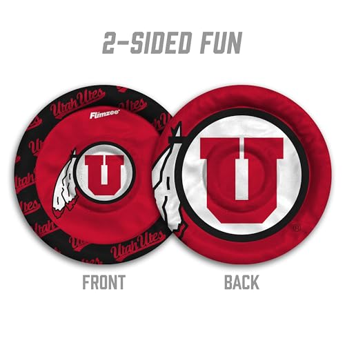 YouTheFan NCAA Utah Utes Flimzee Bean-Bag Flying Disc - style: Utah Utes