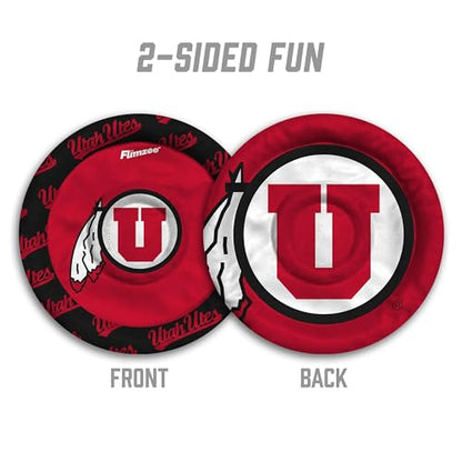 YouTheFan NCAA Utah Utes Flimzee Bean-Bag Flying Disc - style: Utah Utes