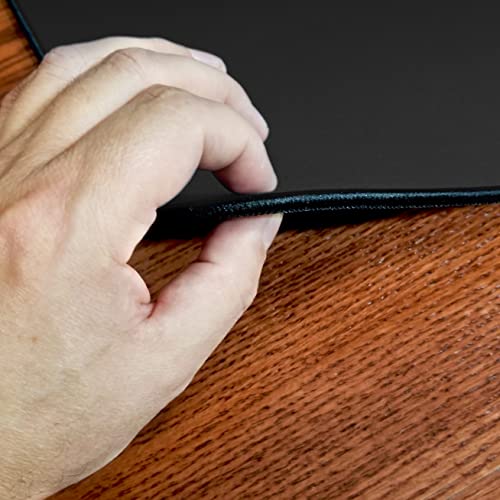 Board Game Playmat [2.5'x4'/Thick Super Cushioned/Stitched Edge/Water Resistant] with Carrying Case - for Tabletop Board Games, Card Games, RPG Games (Small, Black) - color: Black, size: Small (2.5'x4')