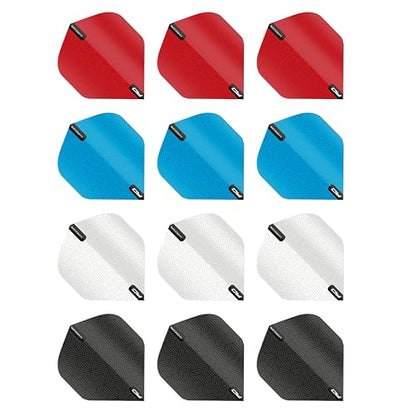 RED DRAGON Hardcore Selection Pack Extra Thick Standard Dart Flights - color: RD Plain