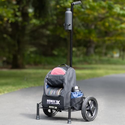 Remix Disc Golf Cart - Black
