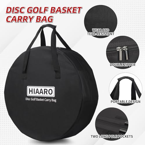 Disc Golf Basket Carrying Bag, Disc Golf Portable Water Resistant Transit Bag