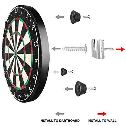 CyeeLife Dartboard Bracket Hanging Dartboards for Steel Dart Games