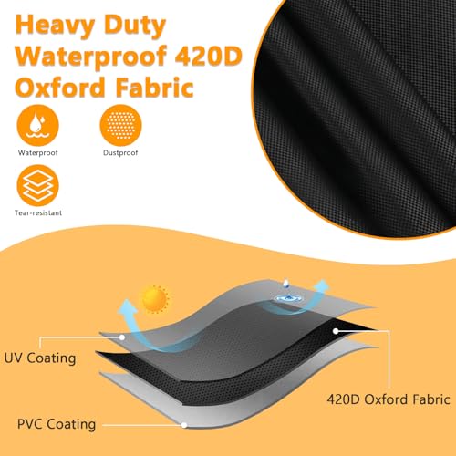 Arcade Cover Compatible with Arcade1Up Pac-Man Head-to-Head Arcade Table | 36.6''Lx24.4''Wx28.7''H,420D Black Game Table Cover,Waterproof, Adjustable Drawstring ,Pet-resistant - size: 36.6x24.4x28.7