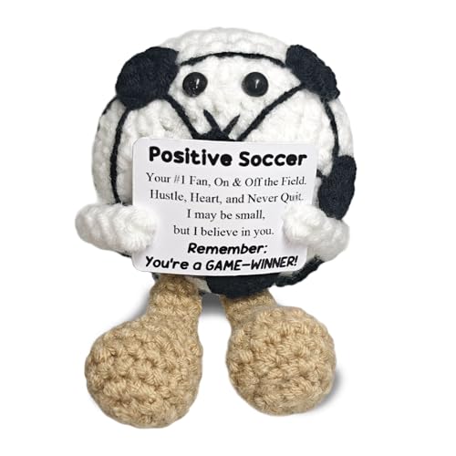 Handmade Soccer Ball Figurine - Motivational Sports Decor,Inspirational Gift for Soccers Lovers,Fans,Players,Best Friend,Teammate,Home Office Desk Accent with Soccer Spirit & Passion - color: Soccer