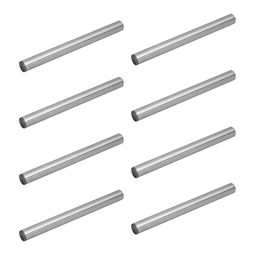 POWERTEC 71473-P2 Hardened Steel Dowel Pins 3/8" x 4" Long | Heat Treated and Precisely Shaped for Accurate Alignment – 8 Pack - size: 3/8" x 4" (8pk)