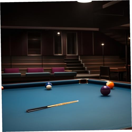 Happyyami Short Pool Cue Stick Lightweight Billiards Cue for Beginners Practice Compact Design for Easy Transport and Storage Suitable for Home and Bar Use