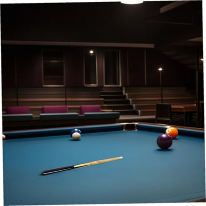 Happyyami Short Pool Cue Stick Lightweight Billiards Cue for Beginners Practice Compact Design for Easy Transport and Storage Suitable for Home and Bar Use