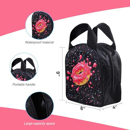 CROWN ME Disc Golf Set, Donut Starter Disc Golf Disc Set with Nice Donut Printing Bag - size: 6 Pack