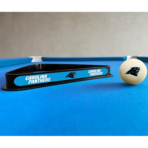 Imperial NFL Cue Ball & Rack Set - color: Carolina Panthers, White