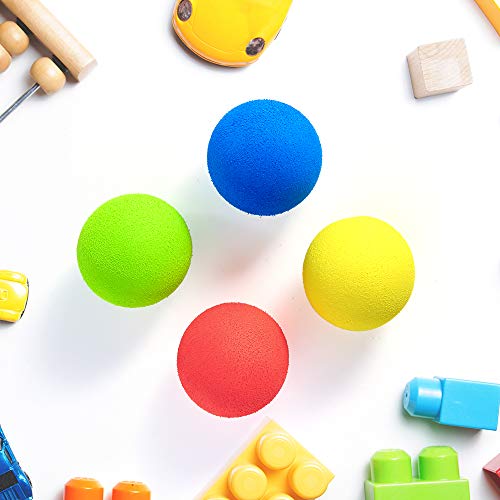Pllieay 2.4 Inch Soft Foam Balls, Lightweight Mini Indoor Toys Play Balls for Safe Fun, Birthday Party for Boys and Girls - style: 12