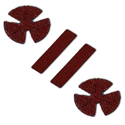 Ulti-Mate Replacement Abrasives Pool Cue TIP Tool 5-in-1 1 Set - 4 pcs