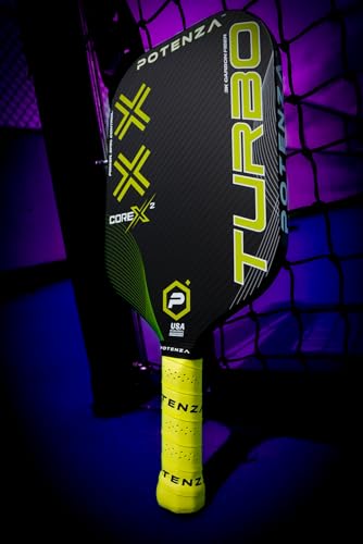 POTENZA Turbo+ Pro Pickleball Paddle (3K Carbon Fiber, 16mm COREx2)