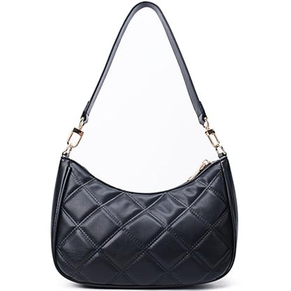 CYHTWSDJ Shoulder Bags for Women, Cute Hobo Tote Handbag Mini Clutch Purse with Zipper Closure - color: Black Lg-g