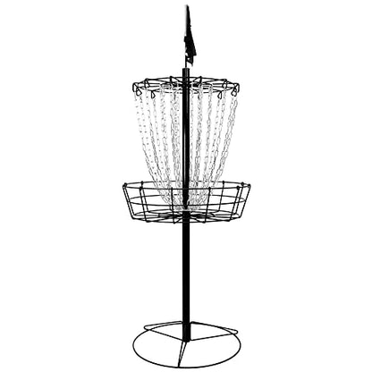 Remix Practice Basket for Disc Golf - Choose Your Color and Style - style: Double Chain - Black