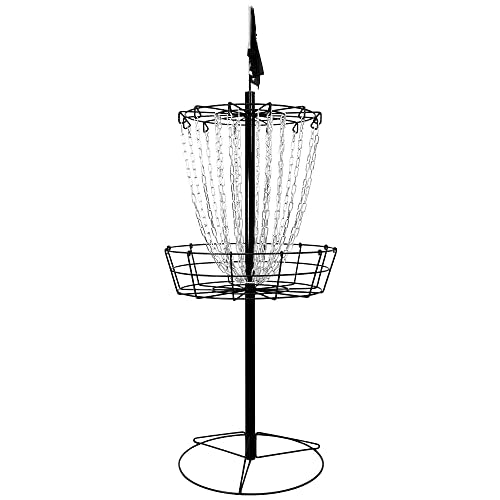 Remix Practice Basket for Disc Golf - Choose Your Color and Style - style: Double Chain - Black