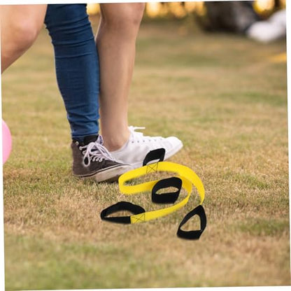 VANZACK 2pcs Race Bands for Outdoor Team Games Cooperative Relay Race Activity for Boys and Girls and Adults for Birthday Parties and Backyard Fun