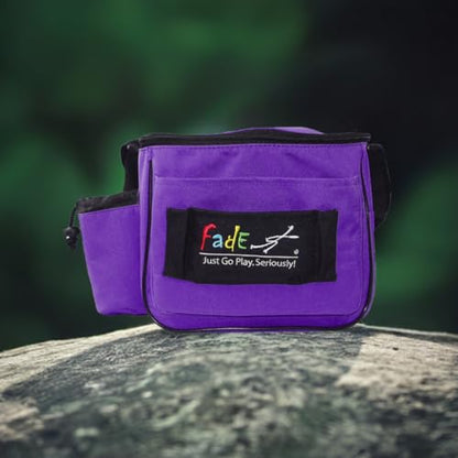 Gotta Go Gotta Throw Fade Lite & Fade Crunch Disc Golf Starter Bags – Lightweight, Durable, & Spacious – Perfect for Beginners, Casual Players, and Glow Rounds - color: Lite | Purple