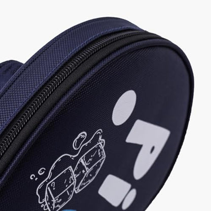 Table Tennis Racket Bag - Waterproof Hard Shell Case, Adjustable Strap Paddle Organizer, Protective Pong Cover, Heavy Duty Equipment Holder, Compact Gear Pouch | Ball Compartment Gym Travel