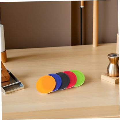 Abaodam 10pcs Air Hockey Pucks Plastic Accessories for Game Tables High Impact Durability for Smooth Gameplay Home Bars and Game Rooms