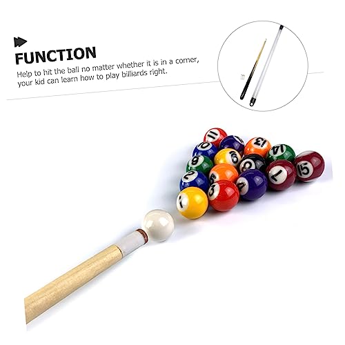 HANABASS Short Boys and Girls Pool Cue Stick Wooden Billiard Cue for Boy Girl Lightweight Pool Games Comfortable to Store