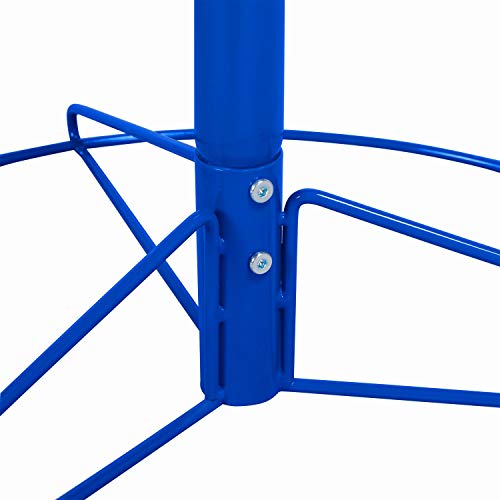 Yaheetech Portable Disc Golf Target Set of 2 for Indoor & Outdoor, Metal Frisbee Golf Basket 12-Chain Flying Disc Golf Target, Sturdy and Robust, Blue