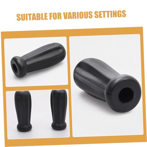 Hemoton 2pcs Plastic Foosball Handles Table Football Grip Knobs for Easy Replacement and Improved Control Game Rooms and Offices