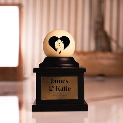 Custom Pool Ball Gift for Dad Birthday Gift for Billiards Gift for Son Birthday Gift Personalized Cue Ball Corporate Gift Pool Table Gift Love Gifts - style: ONLY BALL