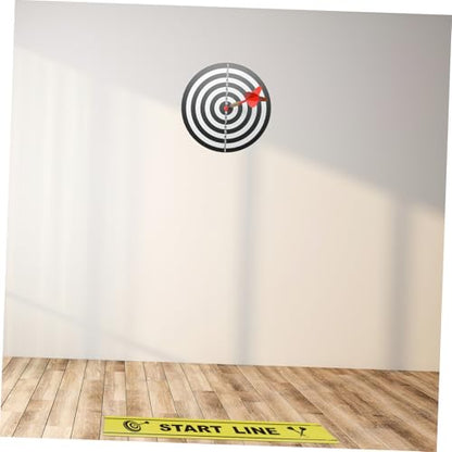 Gatuida Dart Game Floor Marker Durable Throwing Line Notice for Darts Players Games Toe Line Accessory for Parties and Enthusiasts