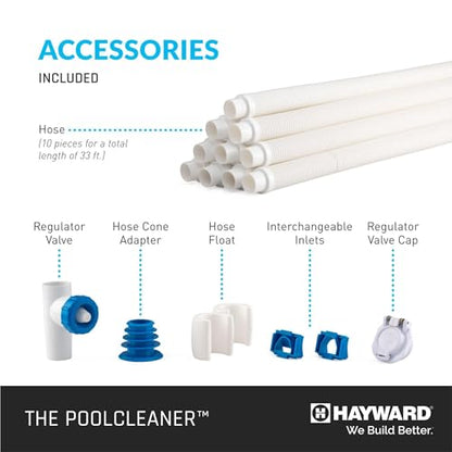Hayward Pool Vacuum for Inground Pools Poolvergnuegen Suction Pool Cleaner (2 Wheel) Automatic Vacuum for In-Ground Pools up to 16 x 32 ft - style: 2-Wheel